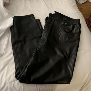 Abercrombie vegan leather pants